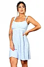 CAMISOLA DE AMAMENTAO MAIT EM LIGANETE AZUL  KADE