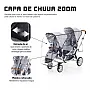 CAPA DE CHUVA PARA CARRINHO ZOOM TRANSPARENTE - ABC DESIGN