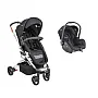 CARRINHO BERO ECLIPSE MELANGE PRETO + BEB CONFORTO CASULO - LENOX KIDDO