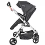 CARRINHO BERO ECLIPSE MELANGE PRETO + BEB CONFORTO CASULO - LENOX KIDDO