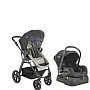 CARRINHO BERO GALAXY PRETO / CAPPUCCINO + CASULO CLICK PRETO + BASE - LENOX KIDDO