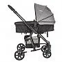 CARRINHO BERO PRIMA MELANGE GRAFITE + BEB CONFORTO CASULO PRETO - LENOX KIDDO