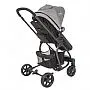CARRINHO BERO PRIMA MELANGE GRAFITE + BEB CONFORTO CASULO PRETO - LENOX KIDDO