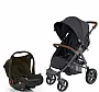 CARRINHO DE BEB AVITO STYLE STREET + BEB CONFORTO RISUS BLACK + ADAPTADOR - ABC DESIGN