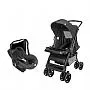 CARRINHO DE BEB BLACK TB + BEB CONFORTO BLACK CB - TUTTI BABY