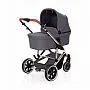 CARRINHO COMO 4 DIAMOND ASPHALT COM MOISS + BEB CONFORTO + BOLSA + ADAPTADOR - ABC DESIGN