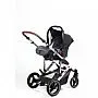 CARRINHO COMO 4 DIAMOND ASPHALT COM MOISS + BEB CONFORTO + BOLSA + ADAPTADOR - ABC DESIGN