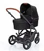 CARRINHO COMO 4 WOVEN BLACK COM MOISS + BEB CONFORTO + BOLSA + ADAPTADOR - ABC DESIGN