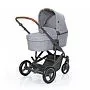 CARRINHO COMO 4 WOVEN GREY COM MOISS + BEB CONFORTO + BOLSA + ADAPTADOR - ABC DESIGN