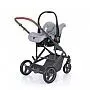 CARRINHO COMO 4 WOVEN GREY COM MOISS + BEB CONFORTO + BOLSA + ADAPTADOR - ABC DESIGN