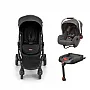 CARRINHO DE BEB DAYONE PRETO + BEB CONFORTO LITET PRETO + BASE ISOFIX - LITET
