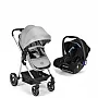 CARRINHO DE BEB JAZZ CINZA + BEB CONFORTO PRETO - FISHER PRICE