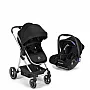 CARRINHO DE BEB JAZZ PRETO + BEB CONFORTO PRETO - FISHER PRICE