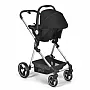 CARRINHO DE BEB JAZZ PRETO + BEB CONFORTO PRETO - FISHER PRICE
