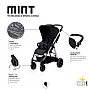 CARRINHO DE BEB MINT ROSE GOLD + BEB CONFORTO RISUS + ADAPTADOR - ABC DESIGN