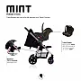 CARRINHO DE BEB MINT ROSE GOLD + BEB CONFORTO RISUS + ADAPTADOR - ABC DESIGN