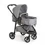 CARRINHO DE BEB OLYMPUS CINZA + BEB CONFORTO COCOON PRETO + BASE - GALZERANO