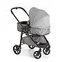 CARRINHO DE BEB OLYMPUS CINZA + BEB CONFORTO COCOON PRETO + BASE - GALZERANO