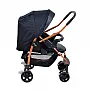 CARRINHO DE BEB RIO K + BEB CONFORTO TOURING X PRETO E COBRE - BURIGOTTO
