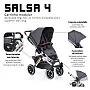 CARRINHO DE BEB SALSA 4 ASPHALT DIAMOND SEM MOISES - ABC DESIGN
