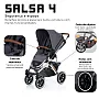 CARRINHO DE BEB SALSA 4 ASPHALT DIAMOND SEM MOISES - ABC DESIGN