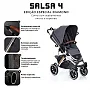 CARRINHO DE BEB SALSA 4 ASPHALT DIAMOND SEM MOISES - ABC DESIGN