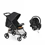 CARRINHO DE BEB SAN REMO PRETO + BEB CONFORTO COCOON PRETO - GALZERANO
