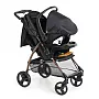 CARRINHO DE BEB SAN REMO PRETO + BEB CONFORTO COCOON PRETO - GALZERANO