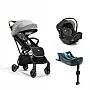 CARRINHO DE BEB TOURIST SIGNATURE CARBON + BEB CONFORTO GEMM + BASE ISOFIX- JOIE