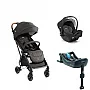 CARRINHO DE BEB TOURIST SIGNATURE NOIR + BEB CONFORTO GEMM + BASE ISOFIX- JOIE