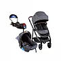 CARRINHO DE BEB TRAVEL SYSTEM EPIC LITE TRIO BLACK DEEP - INFANTI