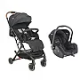 CARRINHO DE BEB TRAVEL SYSTEM SPRINT PRETO + BEB CONFORTO CASULO - LENOX KIDDO