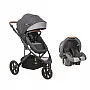 CARRINHO DE BEB TRAVEL SYSTEM TREK CINZA CHUMBO + BEB CONFORTO COZYCOT - LENOX KIDDO