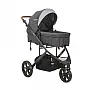 CARRINHO DE BEB TRAVEL SYSTEM TREK CINZA CHUMBO + BEB CONFORTO COZYCOT - LENOX KIDDO