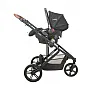 CARRINHO DE BEB TRAVEL SYSTEM TREK CINZA CHUMBO + BEB CONFORTO COZYCOT - LENOX KIDDO
