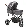 CARRINHO DE BEB TRAVEL SYSTEM TREK MELANGE GRAFITE + BEB CONFORTO COZYCOT + BASE - LENOX KIDDO