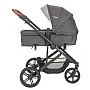 CARRINHO DE BEB TRAVEL SYSTEM TREK MELANGE GRAFITE + BEB CONFORTO COZYCOT + BASE - LENOX KIDDO