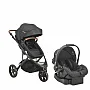 CARRINHO DE BEB TRAVEL SYSTEM TREK PRETO + BEB CONFORTO COZYCOT PRETO + BASE - LENOX KIDDO