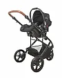 CARRINHO DE BEB TRAVEL SYSTEM TREK PRETO + BEB CONFORTO COZYCOT PRETO + BASE - LENOX KIDDO