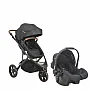 CARRINHO DE BEB TRAVEL SYSTEM TREK PRETO + BEB CONFORTO COZYCOT PRETO - LENOX KIDDO