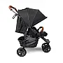 CARRINHO DE BEB TREVISO 3 WOVEN BLACK COM COURO + BEB CONFORTO TULIP + ADAPTADOR - ABC DESIGN