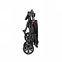 CARRINHO DE BEB TREVISO 3 WOVEN BLACK COM COURO + BEB CONFORTO TULIP + ADAPTADOR - ABC DESIGN
