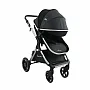 CARRINHO DE BEB TS KANSAS SILVER/PRETO + BEB CONFORTO PRETO - PREMIUM BABY