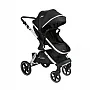 CARRINHO DE BEB TS KANSAS SILVER/PRETO + BEB CONFORTO PRETO - PREMIUM BABY