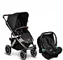 CARRINHO SALSA 4 DOLPHIN DIAMOND + BEB CONFORTO TULIP BLACK + ADAPTADOR - ABC DESIGN