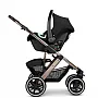 CARRINHO SALSA 4 DOLPHIN DIAMOND + BEB CONFORTO TULIP BLACK + ADAPTADOR - ABC DESIGN