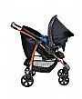 CARRINHO TRAVEL SYSTEM ECCO PRETO COBRE + TOUNRING X - BURIGOTTO