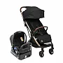 CARRINHO TRAVEL SYSTEM EVA TRIO ESSENTIAL BLACK CHAMPAGNE - MAXI-COSI