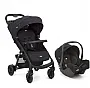 CARRINHO TRAVEL SYSTEM MUZE + JUVA BEB CONFORTO PRETO COAL - JOIE