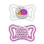 CHUPETA PHYSIOFORMA LIGHT LUMI ROSA 16-36M - CHICCO